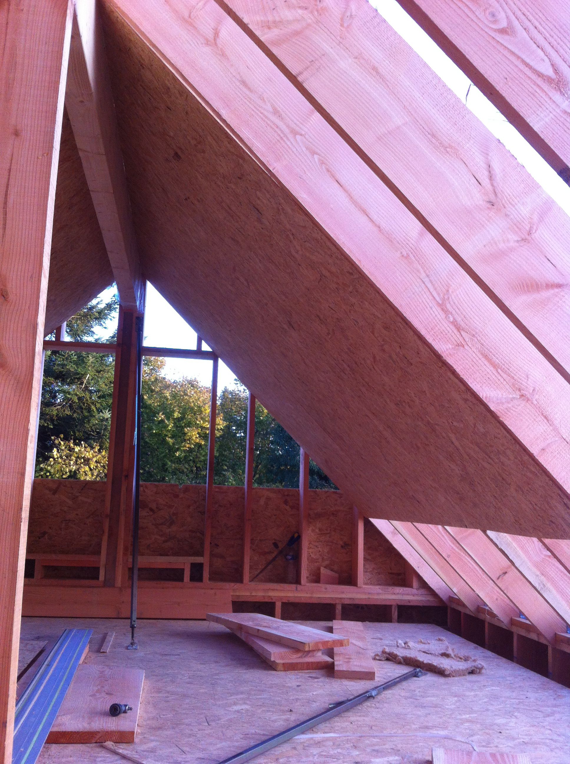 Construction d'une maison bois et paille