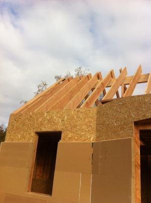 Construction d'une maison bois et paille